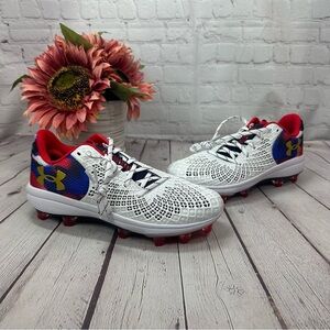 new without box Under Armour baseball softball molded cleats sz 9.5 womens